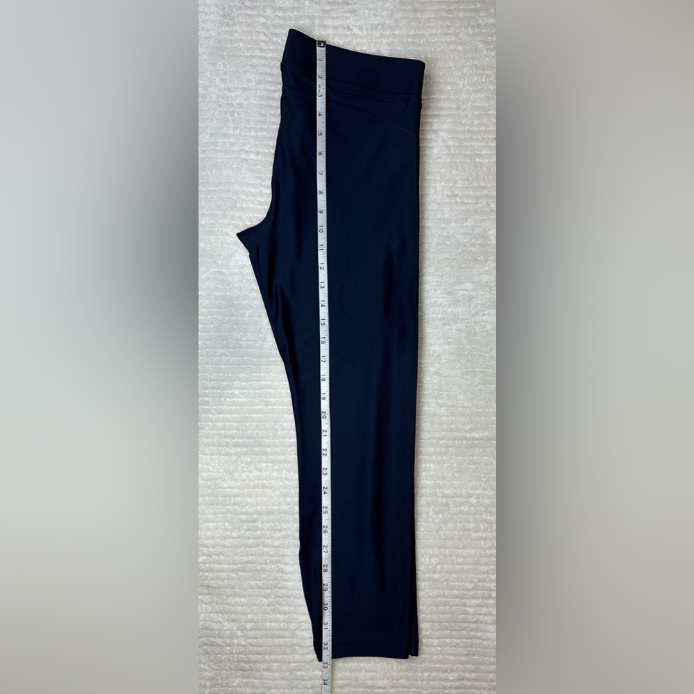 Under Armour Compression Heatgear Leggings Cropped Color Block Women Size Large - Picture 6 of 6